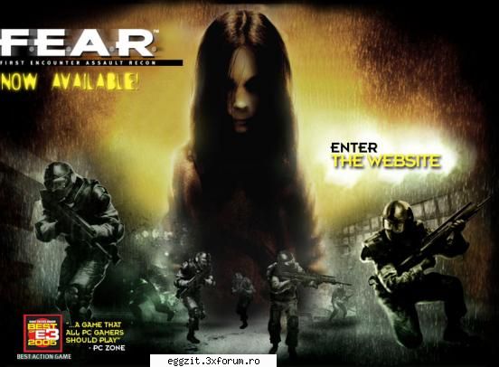 f.e.a.r by: haspapress [talk] (default during game play. the game will freeze, but has not crashed.
