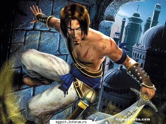 Prince of Persia The Snads of Time - Here, a cutscene ensues - you see Farah bathing - Games